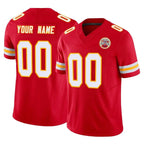 MyBoyd Custom KC.Chiefs Red Limited Vapor F.U.S.E. Home Game Any Name & Numbers Stitched Jerseys