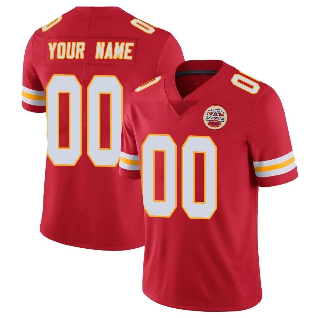 MyBoyd Custom KC.Chiefs Red Limited Vapor Untouchable Home Game Any Name & Numbers Stitched Jerseys
