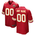 MyBoyd Custom KC.Chiefs Red Replica Game Stitched Jerseys
