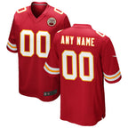 MyBoyd Custom KC.Chiefs Red Replica Game Stitched Jerseys