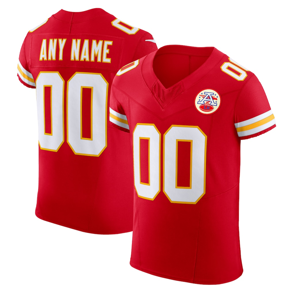 MyBoyd Custom KC.Chiefs Red Vapor F.U.S.E. Elite Stitched Jerseys