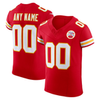 MyBoyd Custom KC.Chiefs Red Vapor F.U.S.E. Elite Stitched Jerseys