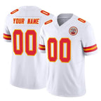 MyBoyd Custom KC.Chiefs White Limited Vapor F.U.S.E. Home Game Any Name & Numbers Stitched Jerseys