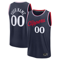 MyBoyd Custom L.Clippers Navy Fast Break Stitched Jerseys- Icon Edition