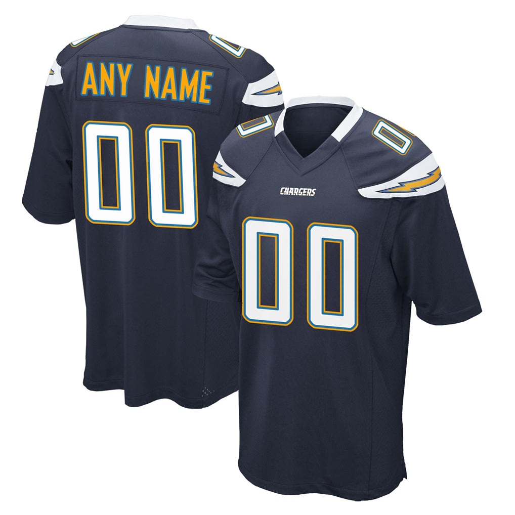 MyBoyd Custom LA.Chargers Navy Game Stitched Jerseys
