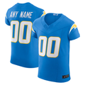 MyBoyd Custom LA.Chargers Powder Blue Vapor F.U.S.E. Elite Stitched Jerseys