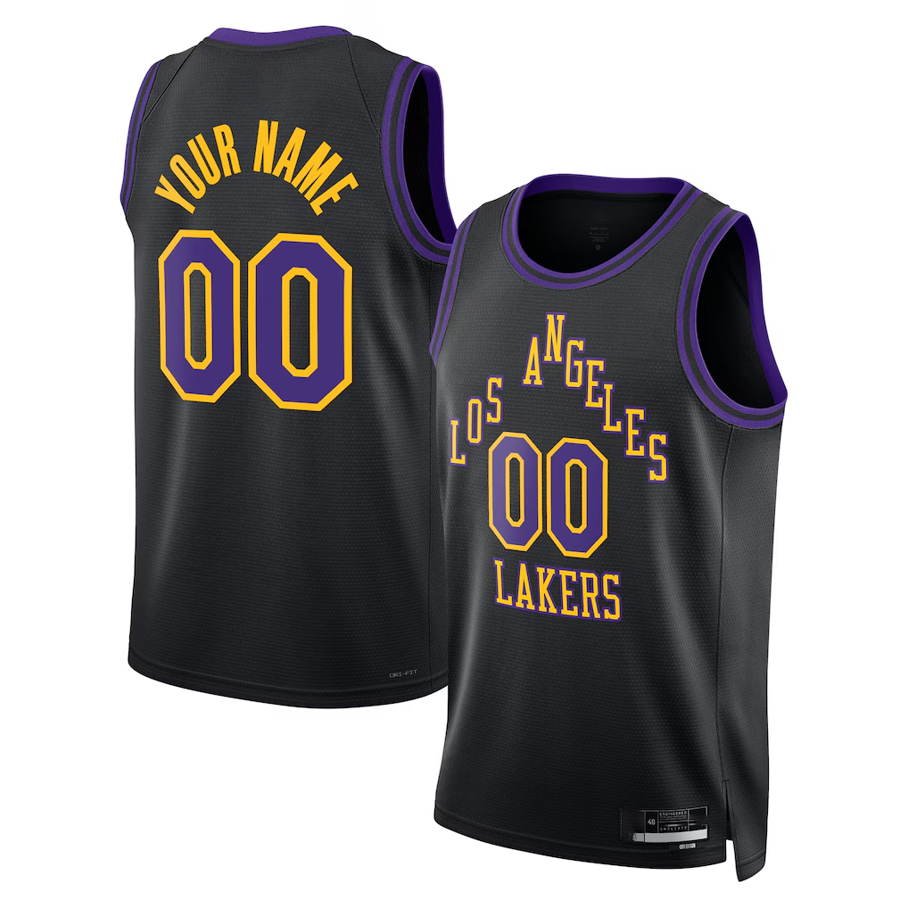MyBoyd Custom LA.Lakers 202526 City Edition Swingman Stitched Jerseys