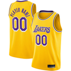 MyBoyd Custom LA.Lakers Gold 202021 Swingman Stitched Jerseys - Icon Edition