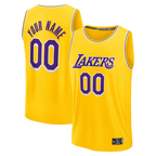 MyBoyd Custom LA.Lakers Gold Fast Break Stitched Jerseys - Icon Edition