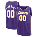 MyBoyd Custom LA.Lakers Purple Fast Break Stitched Jerseys - Icon Edition
