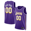 MyBoyd Custom LA.Lakers Purple Swingman Stitched Jerseys - Statement Edition