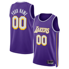 MyBoyd Custom LA.Lakers Purple Swingman Stitched Jerseys - Statement Edition