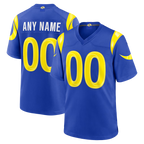 MyBoyd Custom LA.Rams Royal Game Stitched Jerseys