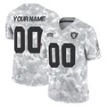 MyBoyd Custom LV.Raiders Arctic Camo Salute To Service Limited Game Any Name & Numbers Stitched Jerseys
