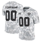 MyBoyd Custom LV.Raiders Arctic Camo Salute To Service Limited Game Any Name & Numbers Stitched Jerseys