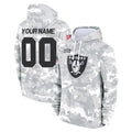 MyBoyd Custom LV.Raiders Arctic Camo Salute to Service Hoodies Limited Game Any Name & Numbers Stitched Jerseys