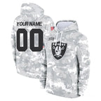 MyBoyd Custom LV.Raiders Arctic Camo Salute to Service Hoodies Limited Game Any Name & Numbers Stitched Jerseys