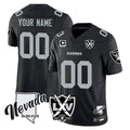 MyBoyd Custom LV.Raiders Black 65th Anniversary Vapor Limited Home Game Any Name & Numbers Stitched Jerseys