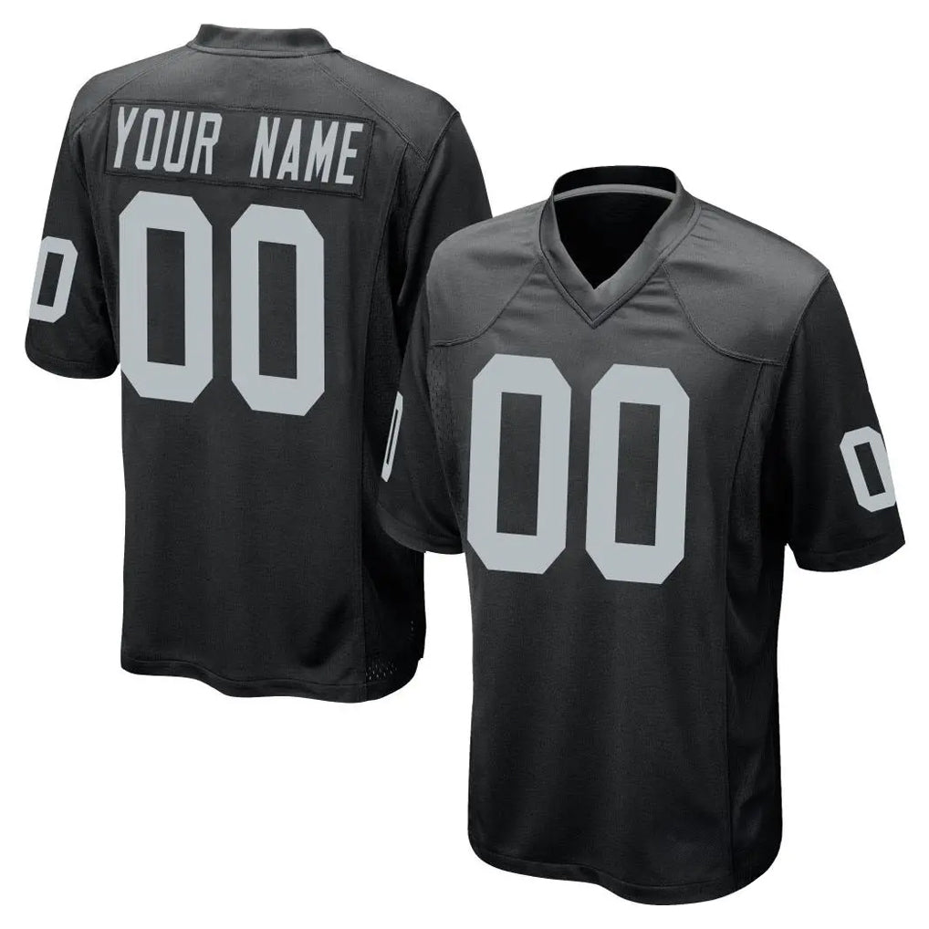 MyBoyd Custom LV.Raiders Black Home Game Any Name & Numbers Stitched Jerseys