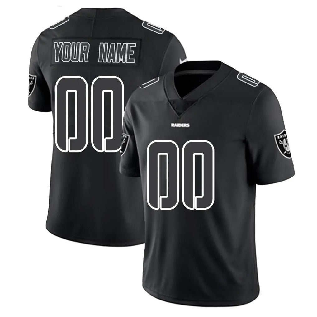 MyBoyd Custom LV.Raiders Black Limited Black Impact Home Game Any Name & Numbers Stitched Jerseys