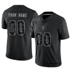 MyBoyd Custom LV.Raiders Black RFLCTV Limited Stitched Jerseys