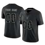 MyBoyd Custom LV.Raiders Black Reflective Limited Game Any Name & Numbers Stitched Jerseys