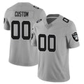 MyBoyd Custom LV.Raiders Gray Limited Vapor F.U.S.E. Home Game Stitched Jerseys