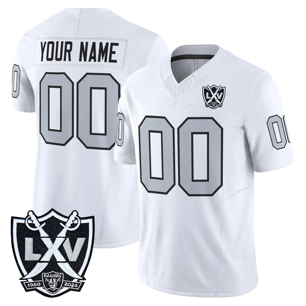 MyBoyd Custom LV.Raiders White 2026 Vapor Limited Home Game Any Name & Numbers Stitched Jerseys