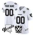 MyBoyd Custom LV.Raiders White 65th Anniversary Vapor Limited Home Game Any Name & Numbers Stitched Jerseys