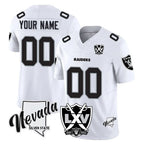 MyBoyd Custom LV.Raiders White 65th Anniversary Vapor Limited Home Game Any Name & Numbers Stitched Jerseys
