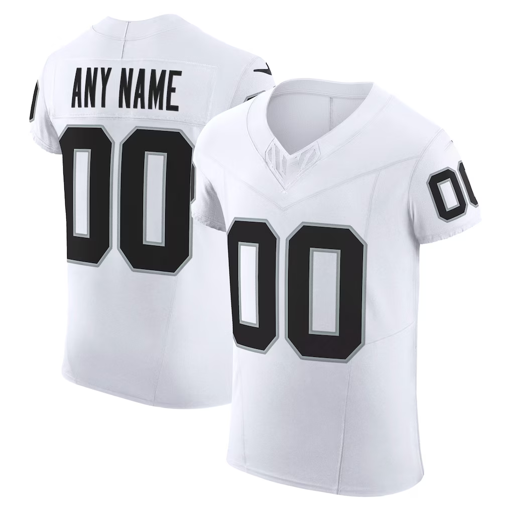 MyBoyd Custom LV.Raiders White Vapor F.U.S.E. Elite Stitched Jerseys