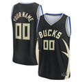 MyBoyd Custom M.Bucks  Black Fast Break Jerseys - Statement Edition