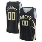 MyBoyd Custom M.Bucks  Black Fast Break Jerseys - Statement Edition