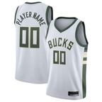 MyBoyd Custom M.Bucks White 202021 Swingman Custom Jerseys - Association Edition