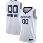 MyBoyd Custom M.Grizzlies White 202021 Swingman Stitched Jerseys- Association Edition