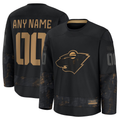 MyBoyd Custom M.Wild Black 2024 Military Appreciation Practice Jerseys