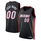 MyBoyd Custom M.Heat Black Swingman Jerseys - Icon Edition