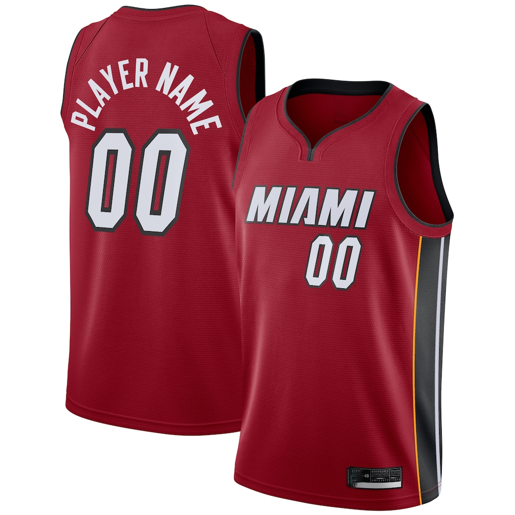 MyBoyd Custom M.Heat Heat Jordan Brand Red Swingman Jerseys - Statement Edition