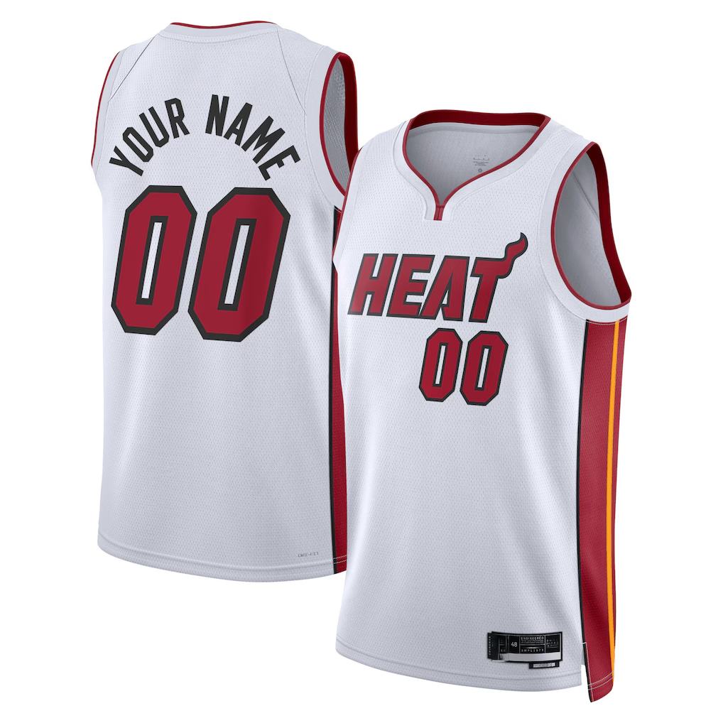MyBoyd Custom M.Heat Heat White Swingman Jerseys - Association Edition