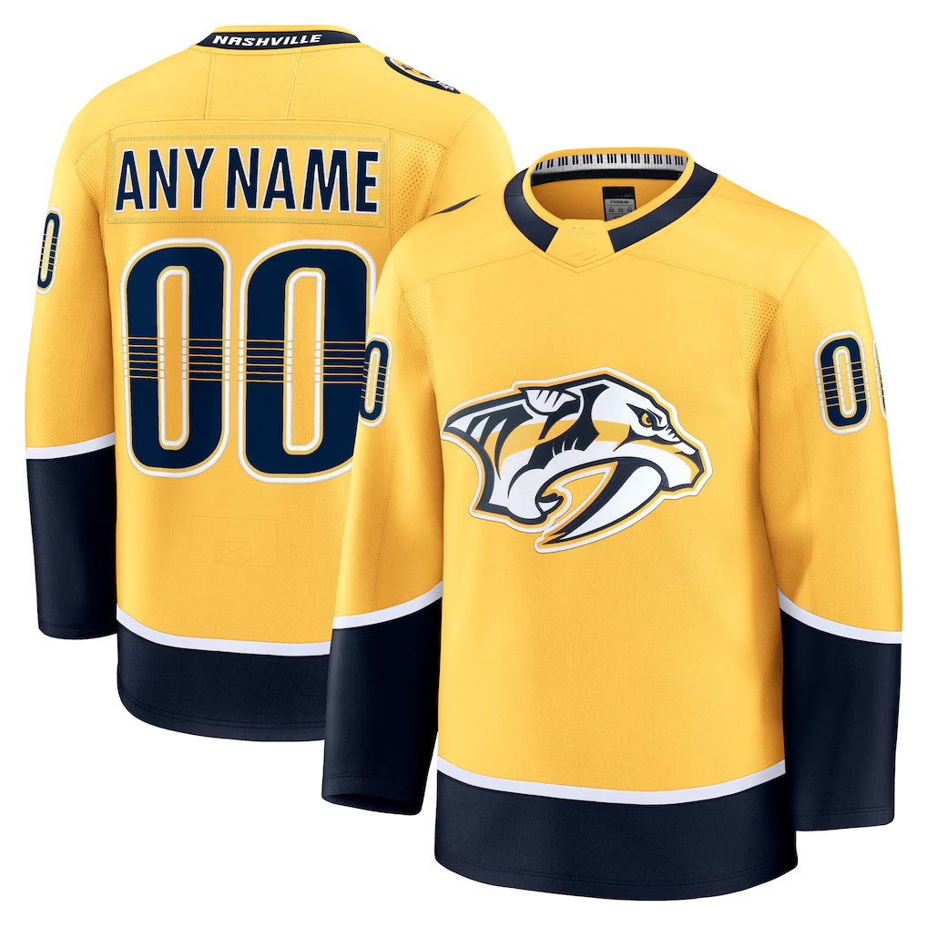 MyBoyd Custom N.Predators Gold Home Premium Jerseys