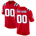 MyBoyd Custom NE.Patriots  Red Alternate Stitched Jerseys