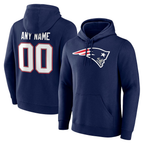 MyBoyd Custom NE.Patriots Team Authentic Personalized Name & Number Hoodie Stitched Jerseys