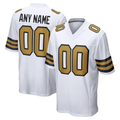 MyBoyd Custom NE.Patriots White Alternate Stitched Jerseys