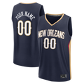 MyBoyd Custom NO.Pelicans Navy Fast Break Stitched Jerseys- Icon Edition