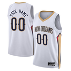 MyBoyd Custom NO.Pelicans White Swingman Stitched Jerseys- Association Edition