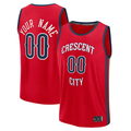 MyBoyd Custom NO.Pelicans Red Fast Break Stitched Jerseys- Statement Edition