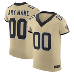 MyBoyd Custom NO.Saints Gold Alternate Vapor F.U.S.E. Elite Stitched Jerseys