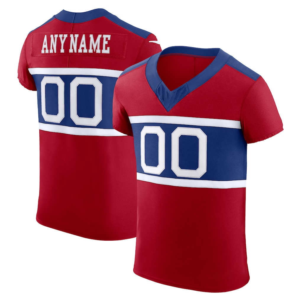 MyBoyd Custom NY.Giants Red Alternate Vapor F.U.S.E. Elite  Stitched Jerseys
