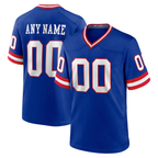 MyBoyd Custom NY.Giants Royal Classic Game Stitched Jerseys
