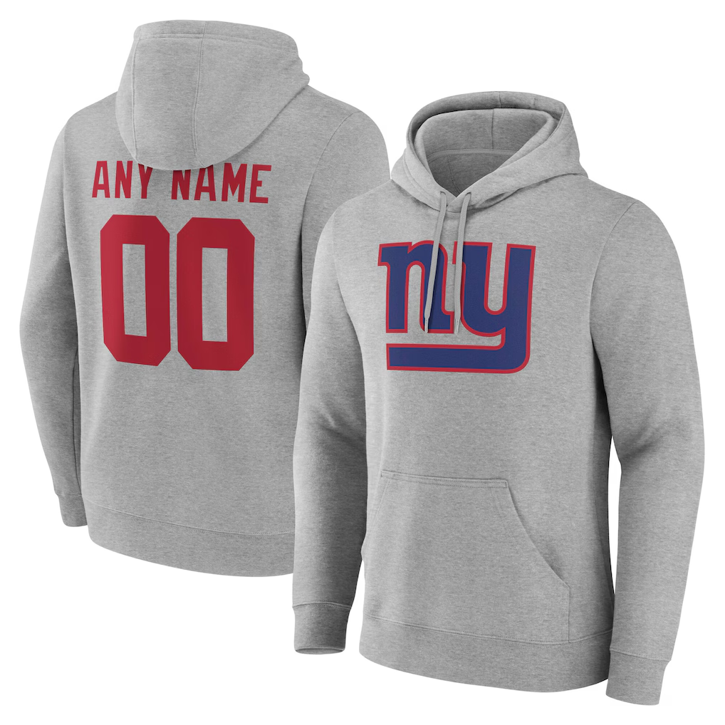 MyBoyd Custom NY.Giants Team Authentic Personalized Name & Number Hoodie Stitched Jerseys